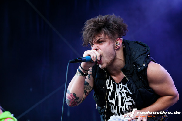 fotos ihrer electrocore-show - Mini-Rock-Festival 2013: Eskimo Callboy live in Horb am Neckar 