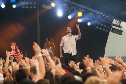 fotos der one-man hiphop-band - Mini-Rock-Festival 2013: Alligatoah live in Horb am Neckar 