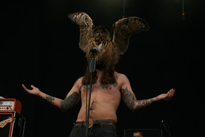 im namen der ausgestopften vogelmaske - Fotos: Kvelertak live am Sonntag bei Rock'n'Heim 